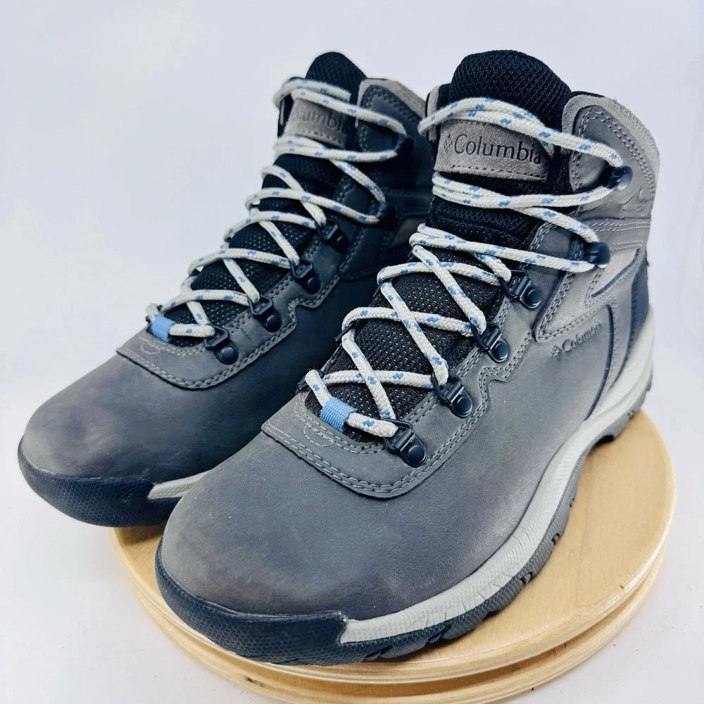 Columbia Newton Ridge Waterproof Hiking Boots Shoes Women's 11 Gray Trail